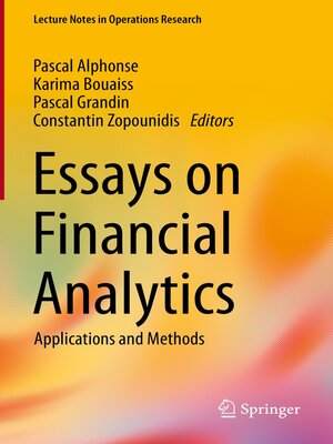 cover image of Essays on Financial Analytics